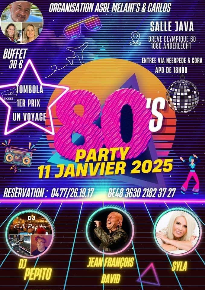 Soir\u00e9e de Folie a la salle Java Anderlecht le 11 Janvier 2025