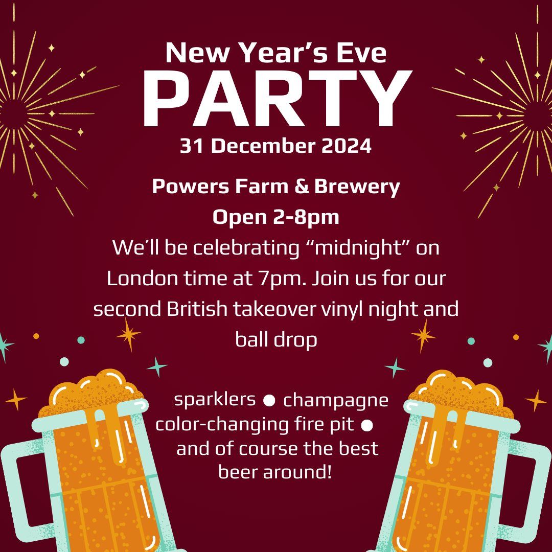 New Year's Eve Party- British Takeover Vinyl Night