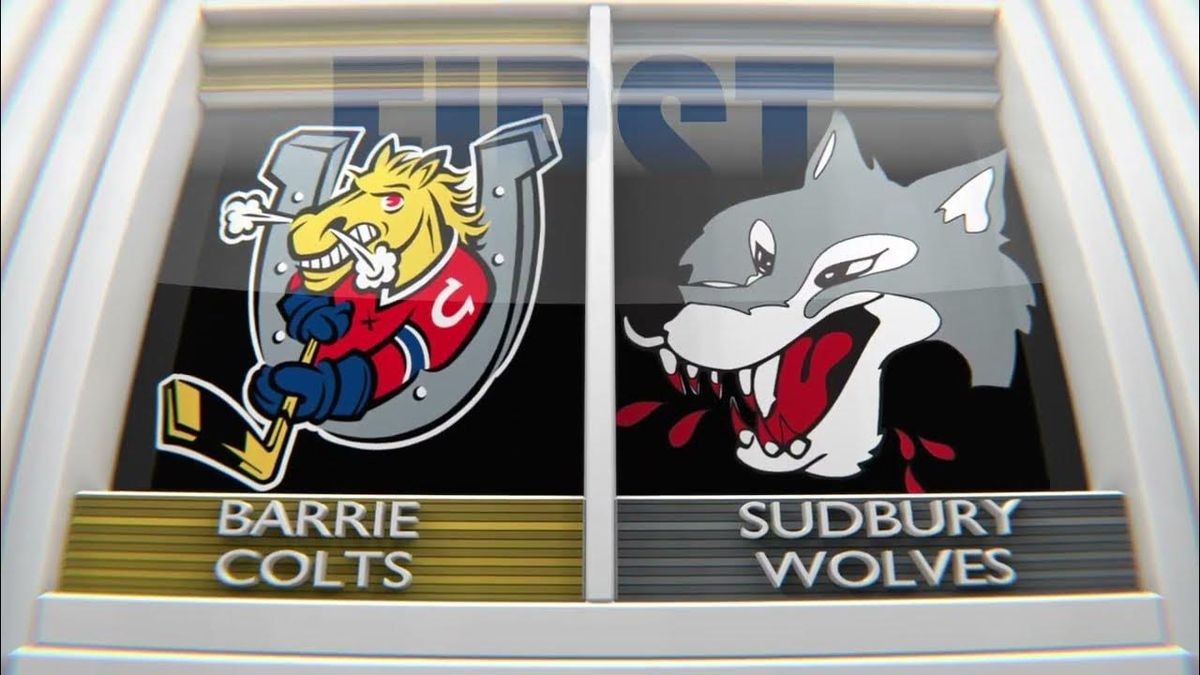 Sudbury Wolves at Barrie Colts