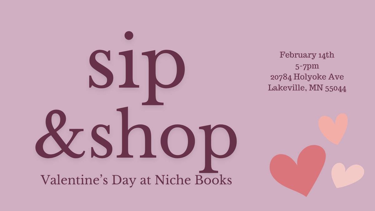 Valentine's Sip & Shop