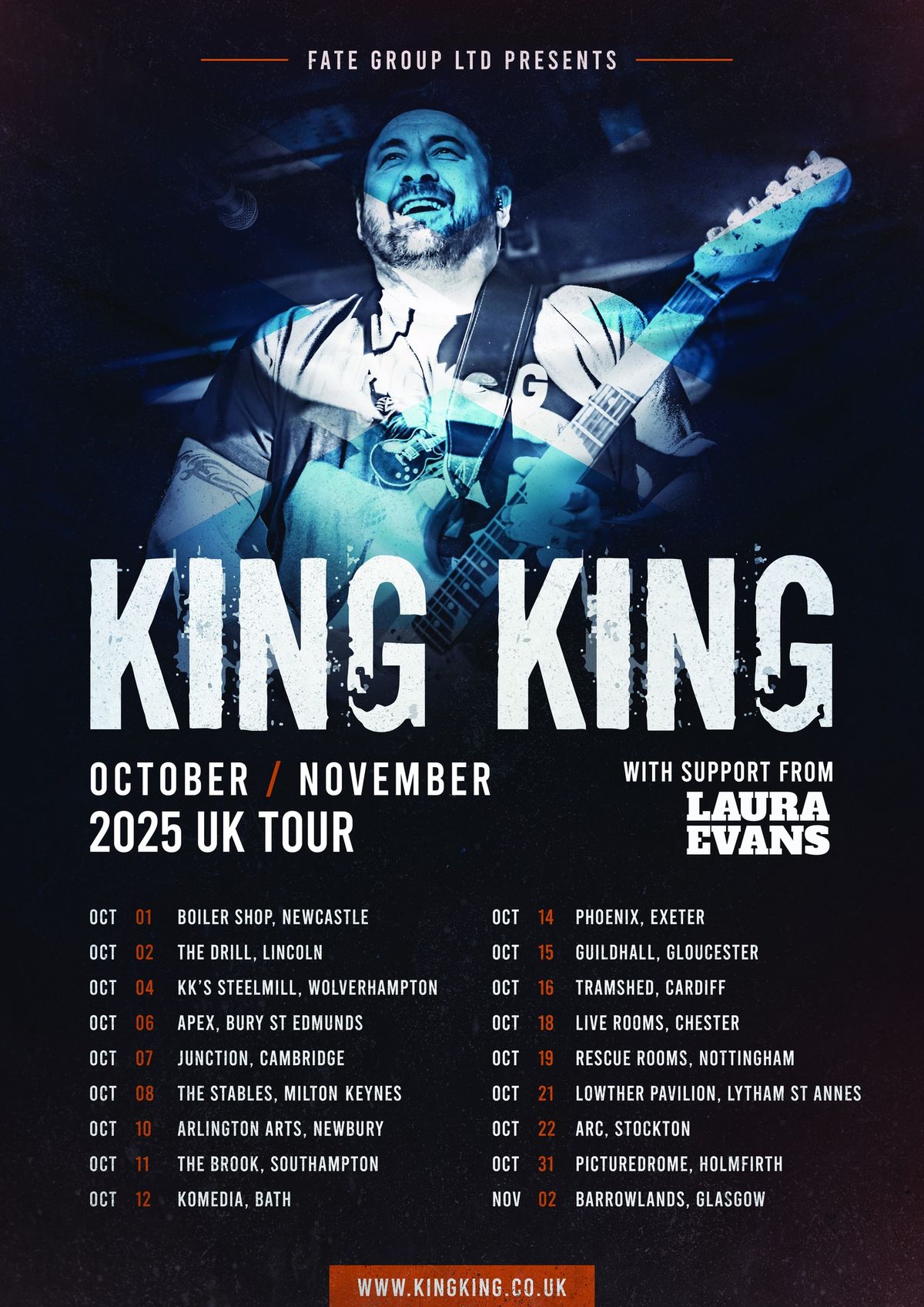 King King \/\/ Laura Evans - The Live Rooms, Chester