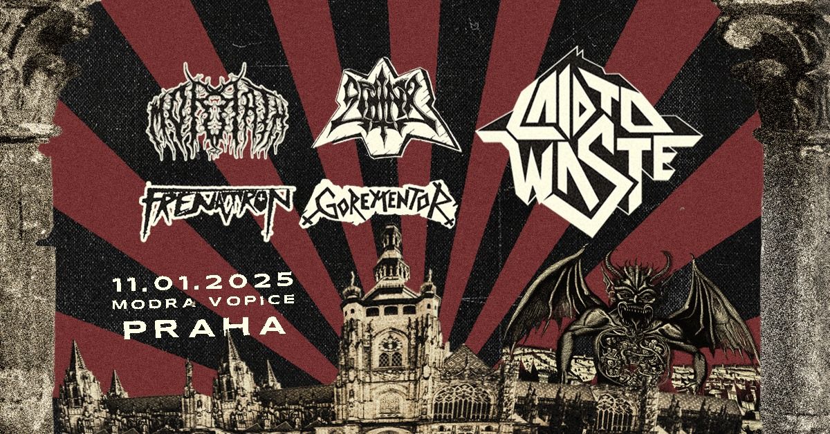 Metalstorm over thousand spires - Laid to Waste, Morrath, Frenatron, Sphinx, Gorementor || PRAHA