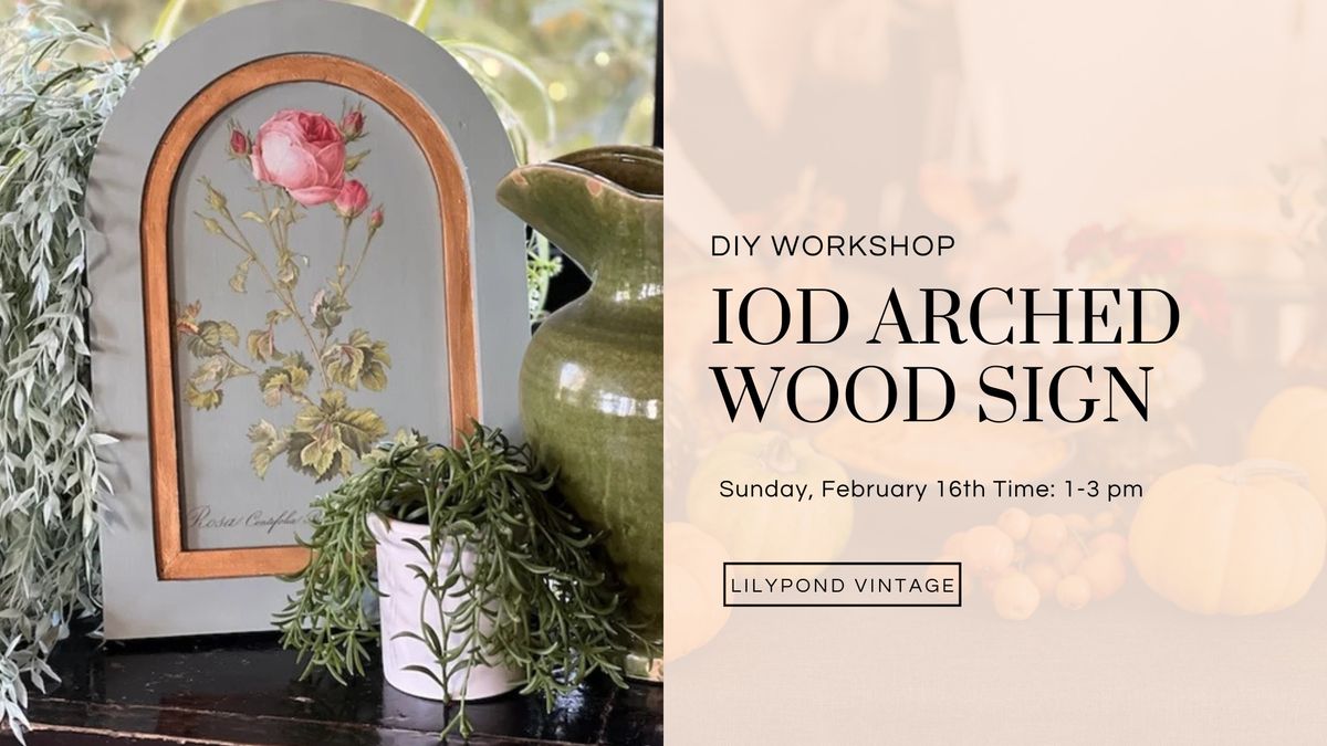 DIY ARCHED WOOD SIGN WORKSHOP