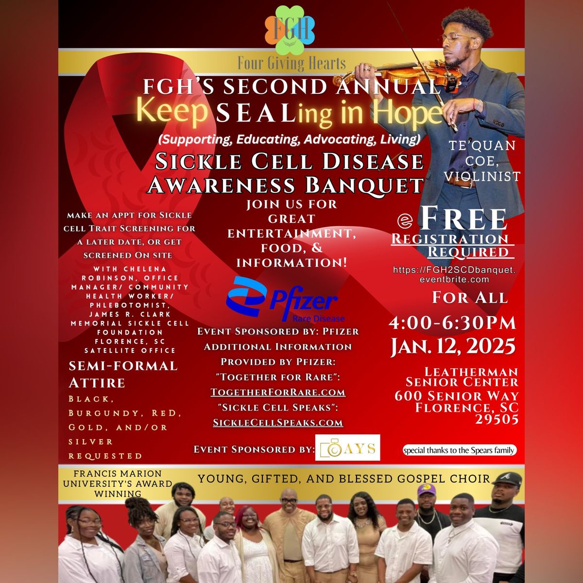 FGH's 2nd Annual "Keep SEALing in Hope" Sickle Cell Disease Awareness Banquet