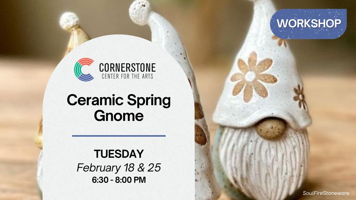 Ceramic Spring Gnome