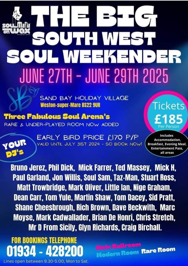 The Big South West Soul Weekender 2025