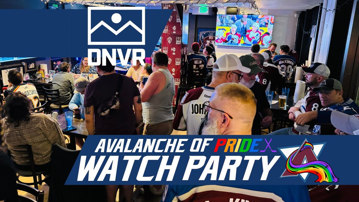 Avs of Pride Watch Party vs. Edmonton Oilers