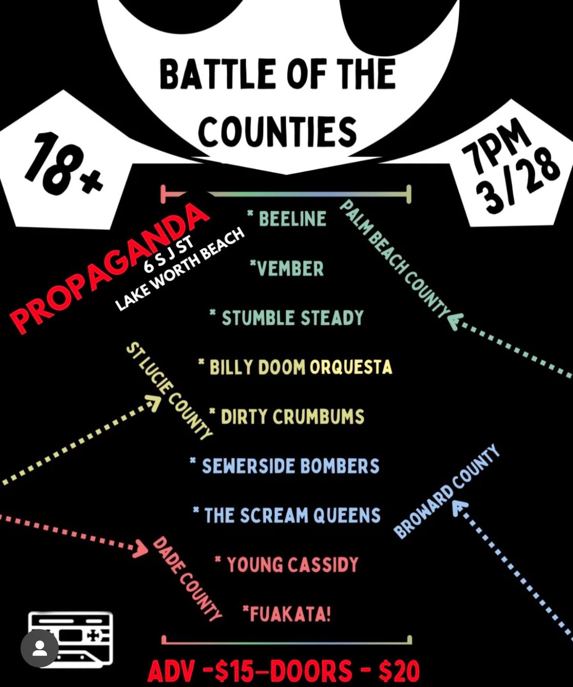 Stage Mom presents : Battle of the Counties 