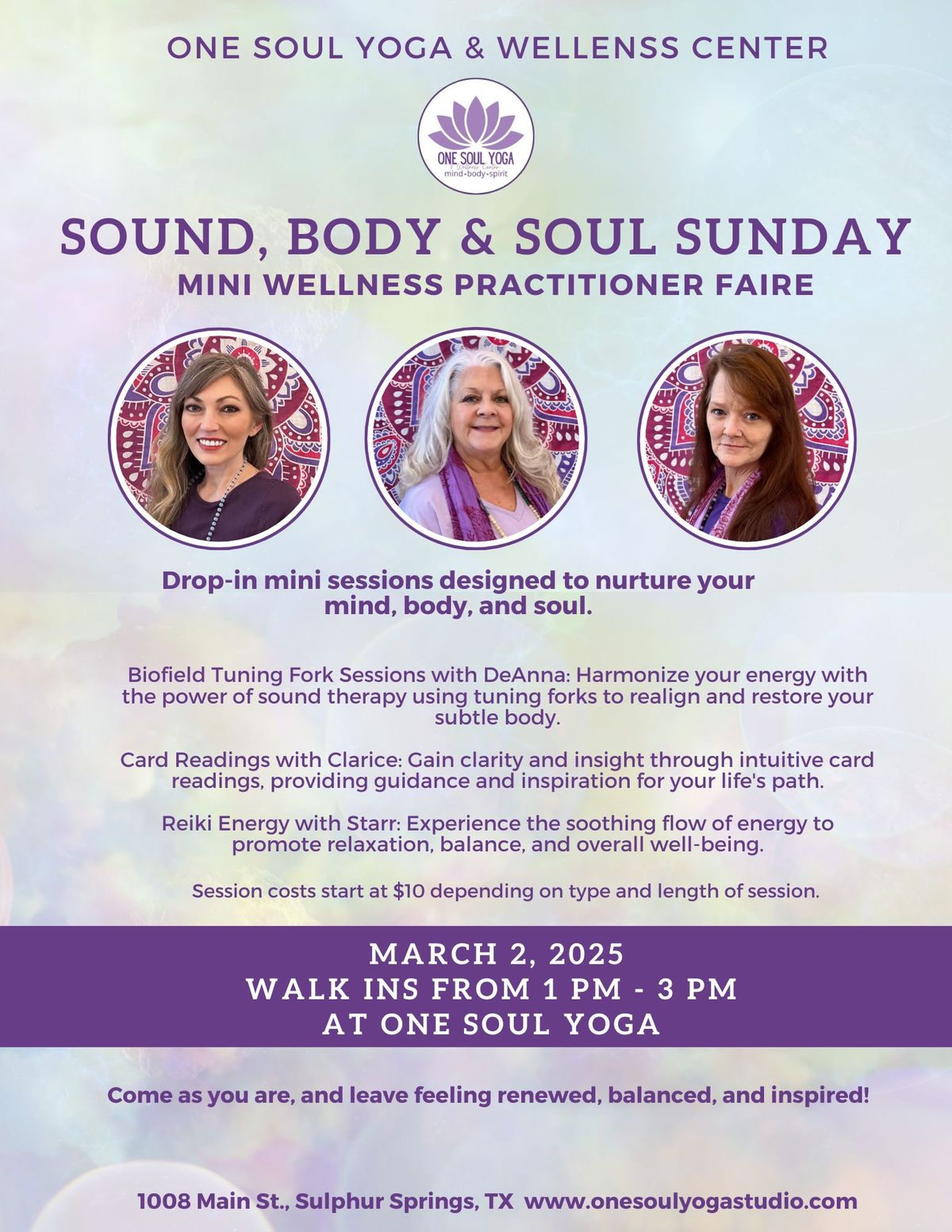 Sound, Body & Soul: Mini Practitioner Faire