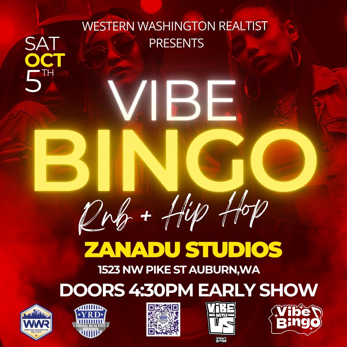 VIBE BINGO RNB + HIP HOP 