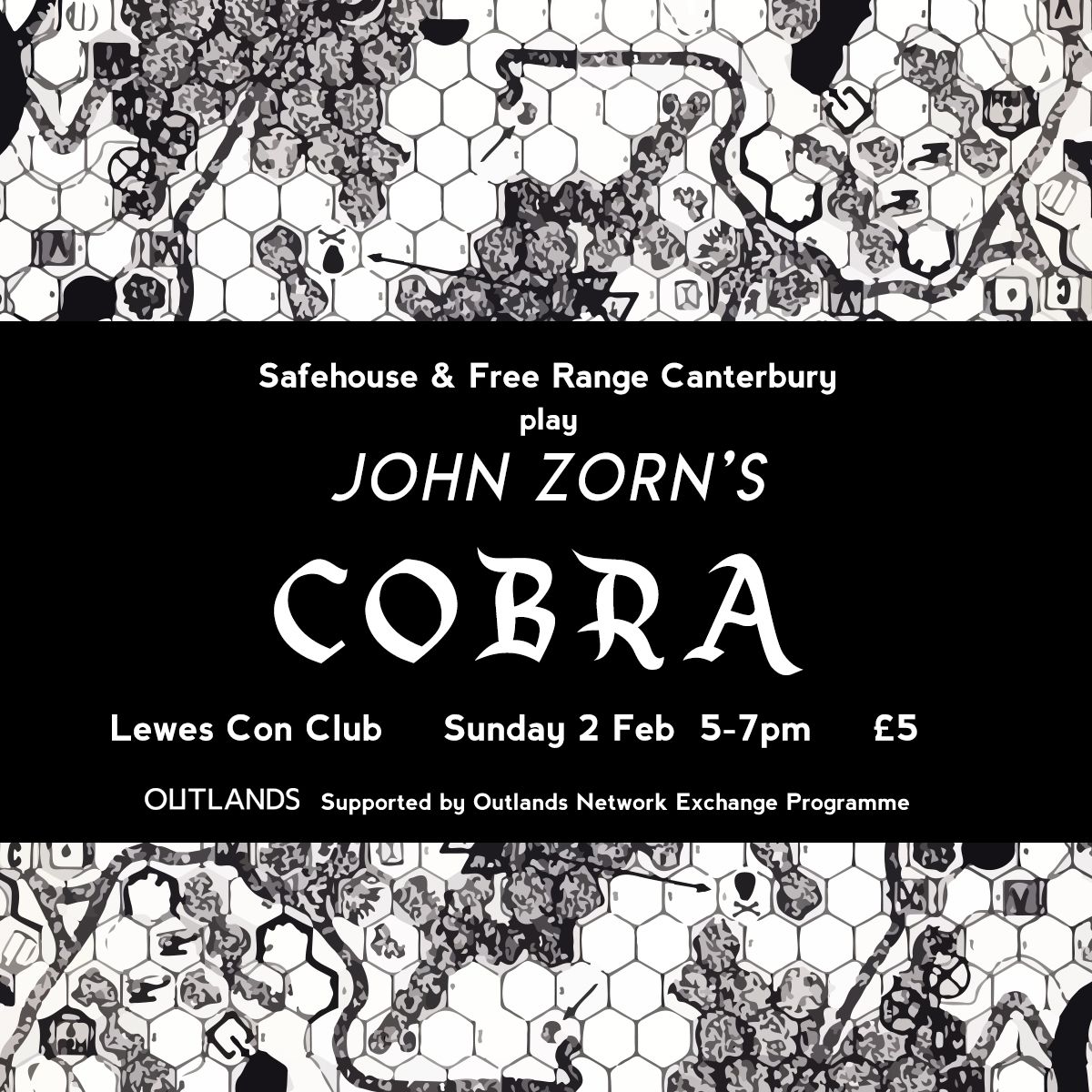 John Zorn's COBRA, played by Safehouse Collective and Free Range Orchestra