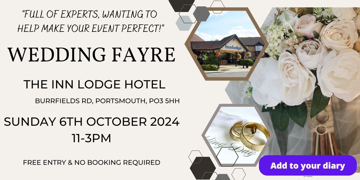 Wedding Fayre at The Inn Lodge Hotel, Portsmouth