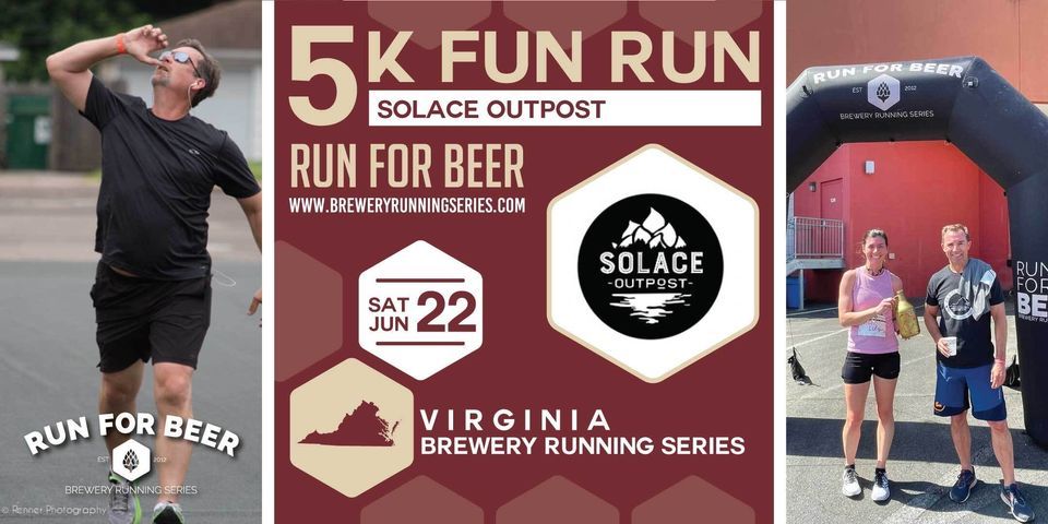 5k Beer Run x Solace Outpost  | 2024 Virginia Brewery Running Series
