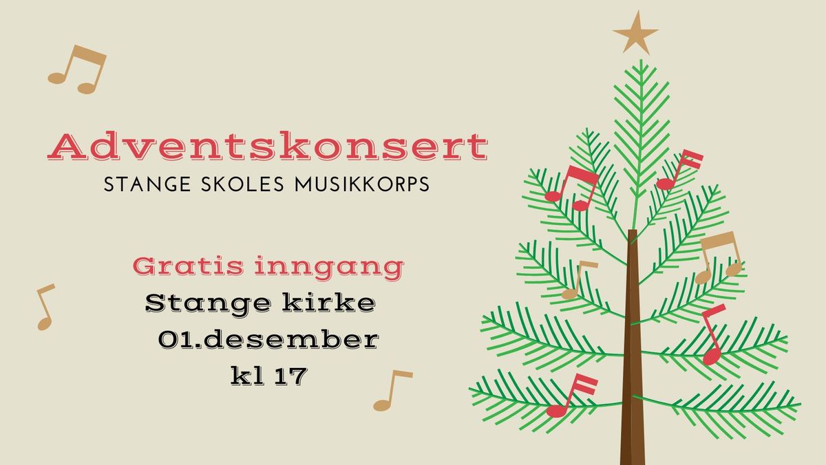 Adventskonsert med Stange skoles musikkorps