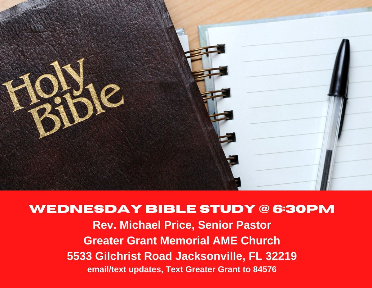 Wednesday Bible Study at Greater Grant