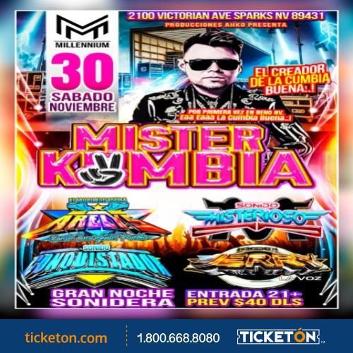 MISTER KUMBIA, SONIDO MISTERIOSO & MAS