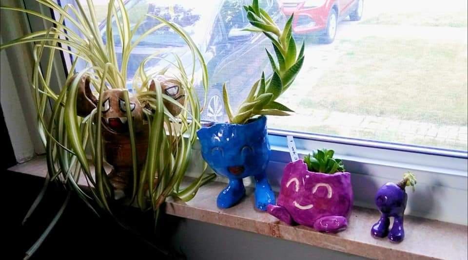 Hand build your own Pokemon planter.