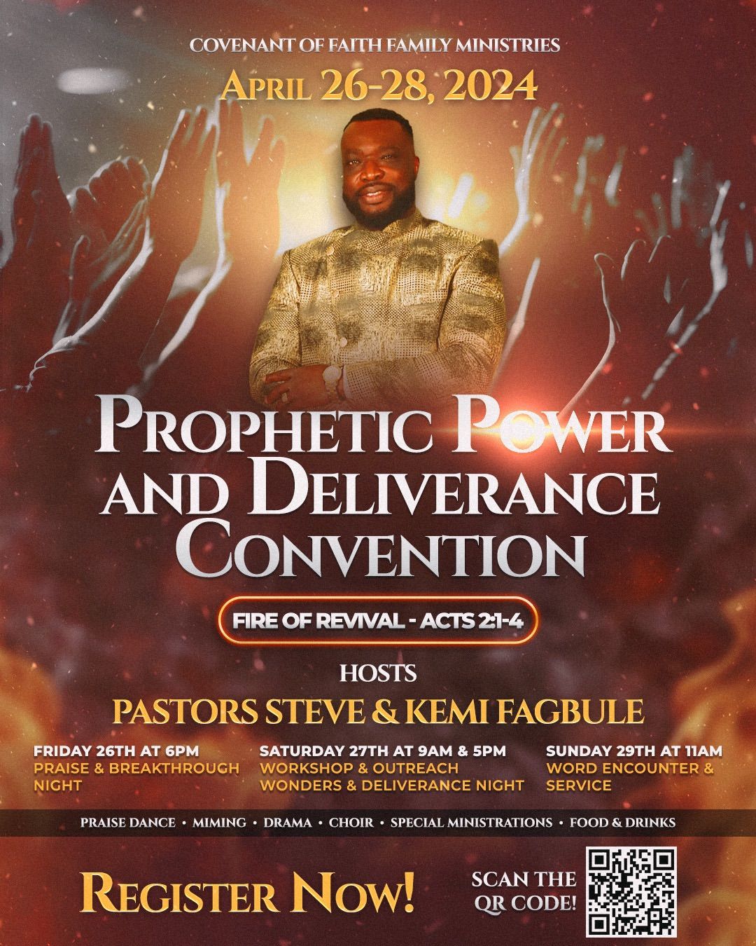 Prophetic Power & Deliverance 2024: Fire of Revival