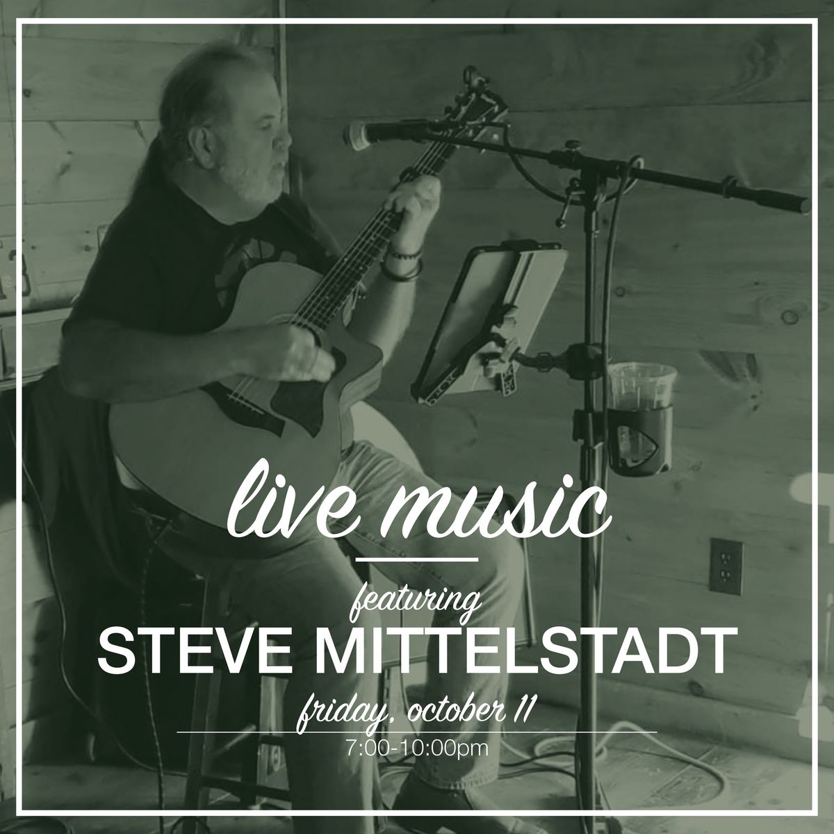 Live Music with Steve Mittelstadt