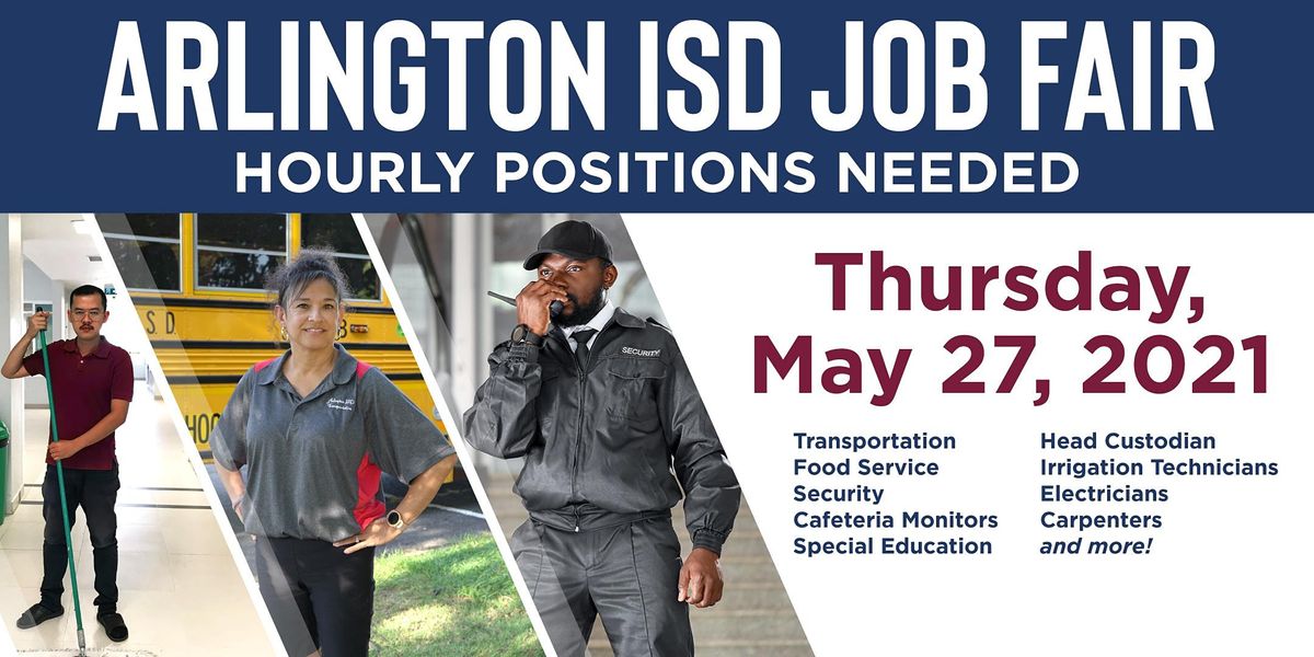 Arlington ISD Hourly Job Fair