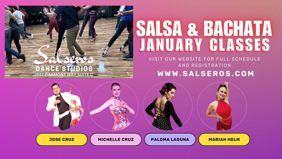 Salsa & Bachata Classes - January 2025