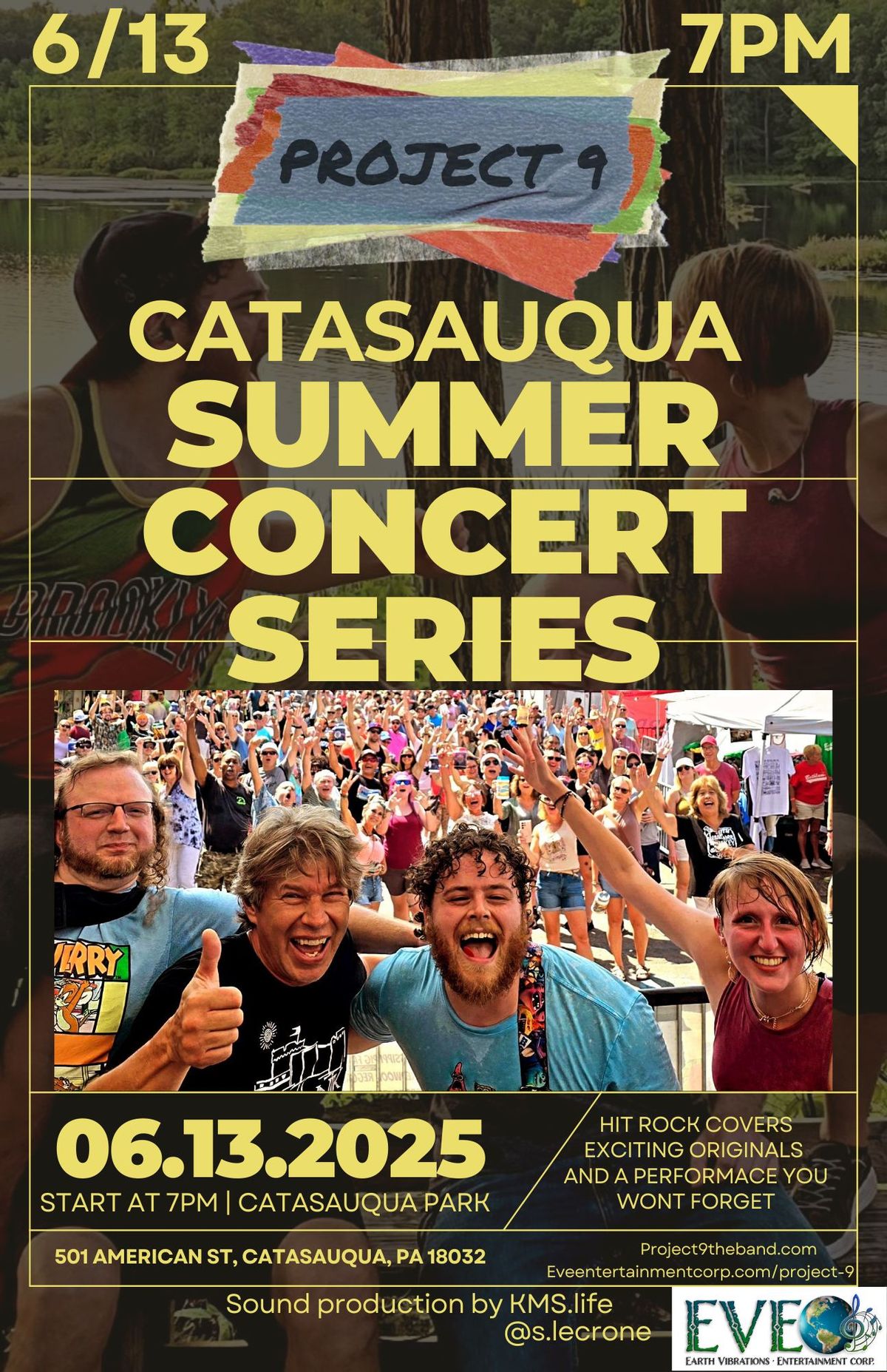 Project 9 at Catasauqua Summer Concert Series