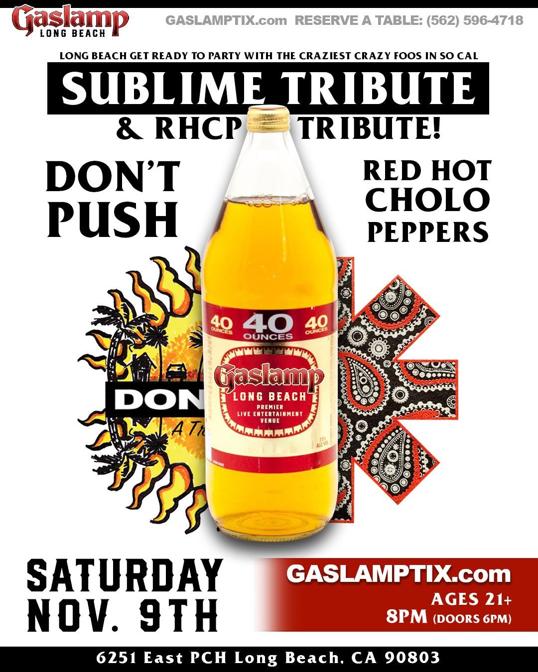 SUBLIME TRIBUTE DON'T PUSH with RED HOT CHOLO PEPPERS