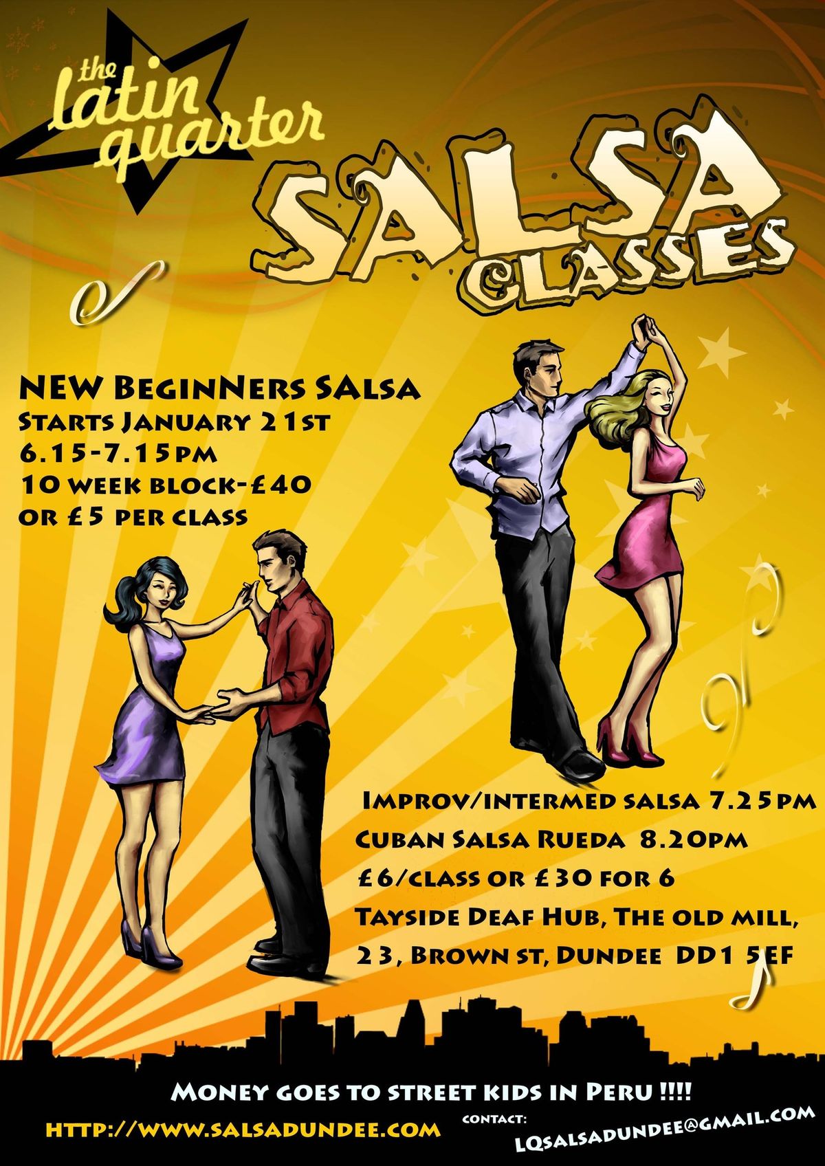 Latin Quarter New Beginners Salsa classes 