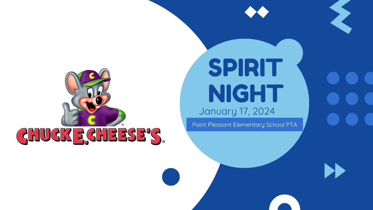 Chuck E. Cheese\u2019s Spirit Night