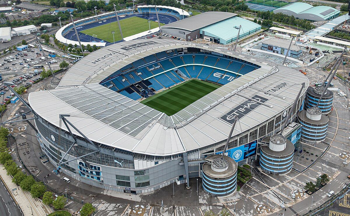 Manchester City FC vs Leicester City FC at Etihad Stadium