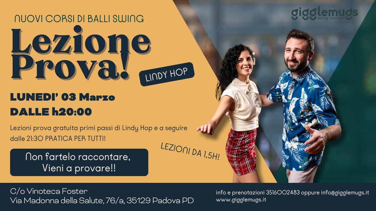 LEZIONE PROVA - Lindy Hop!