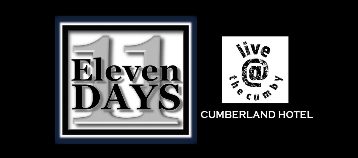 Eleven Days live at The Cumby Sun 9 March from 3.30pm 