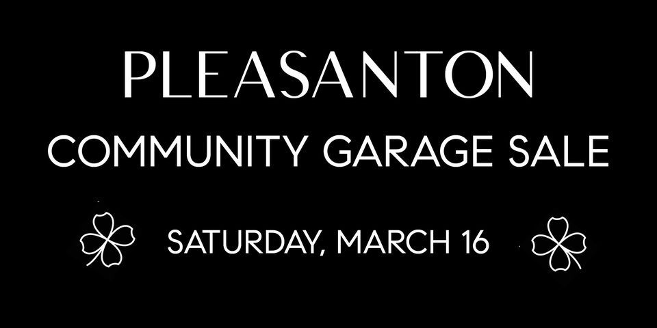 Pleasanton Mohr Park Community Garage Sale