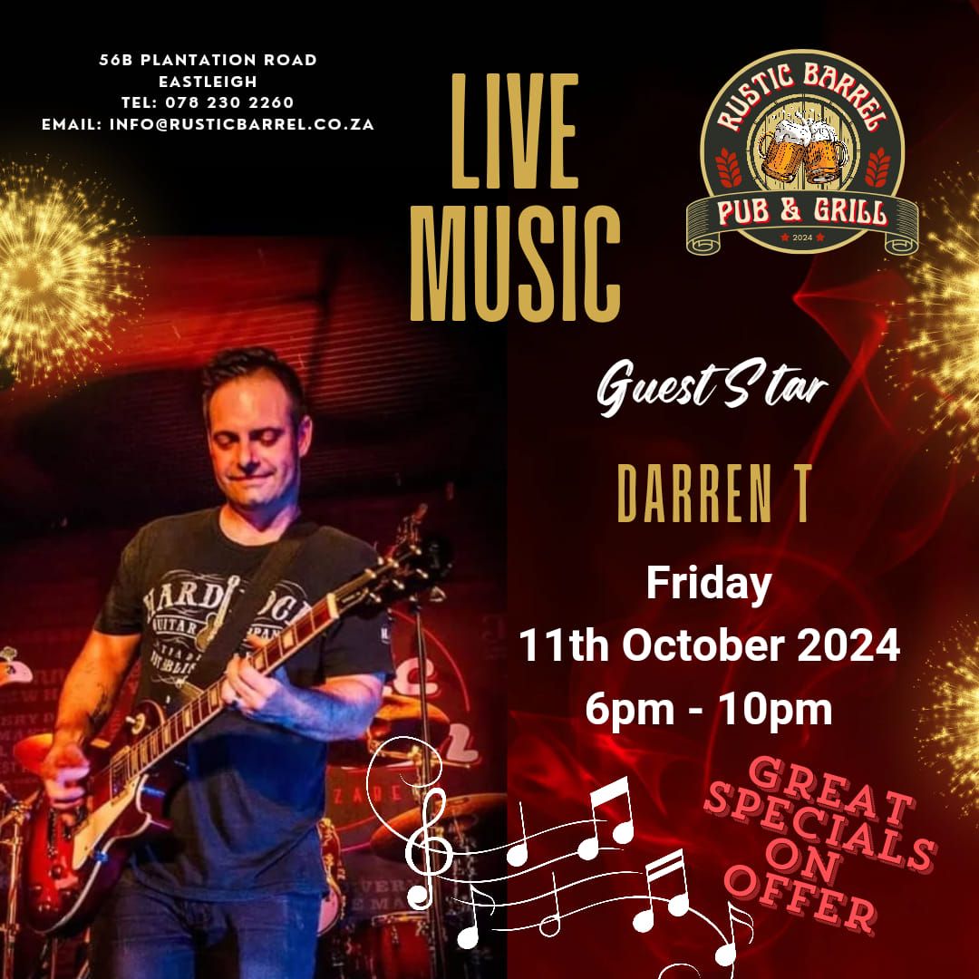 LIVE MUSIC BY DARREN T