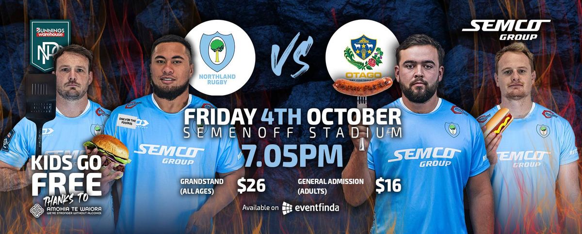 BBQ Night Hoedown: Semco Northland Taniwha vs Otago