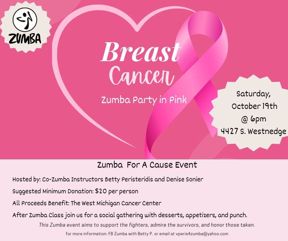 Zumba for a Cause Event - Party in Pink