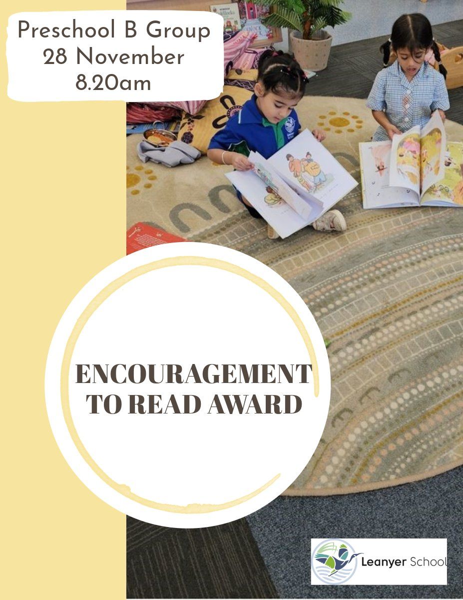 Encouragement to Read Award - Group B