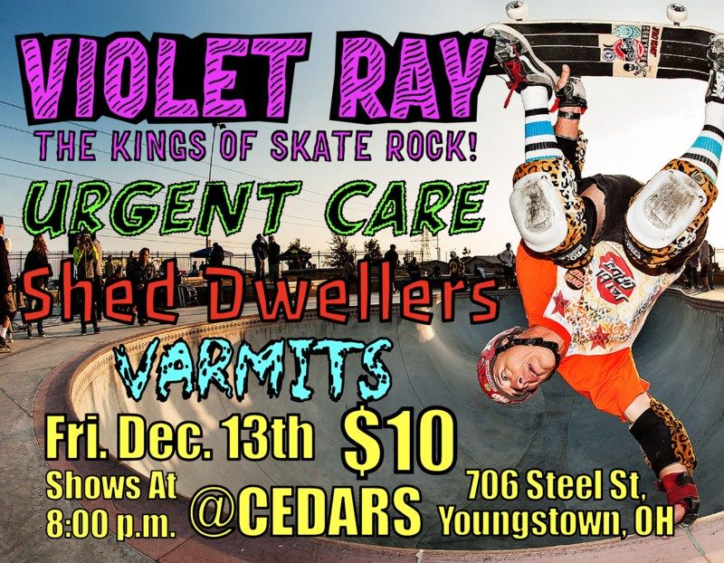 Skate Rock Friday with Violet Ray at Cedars West End