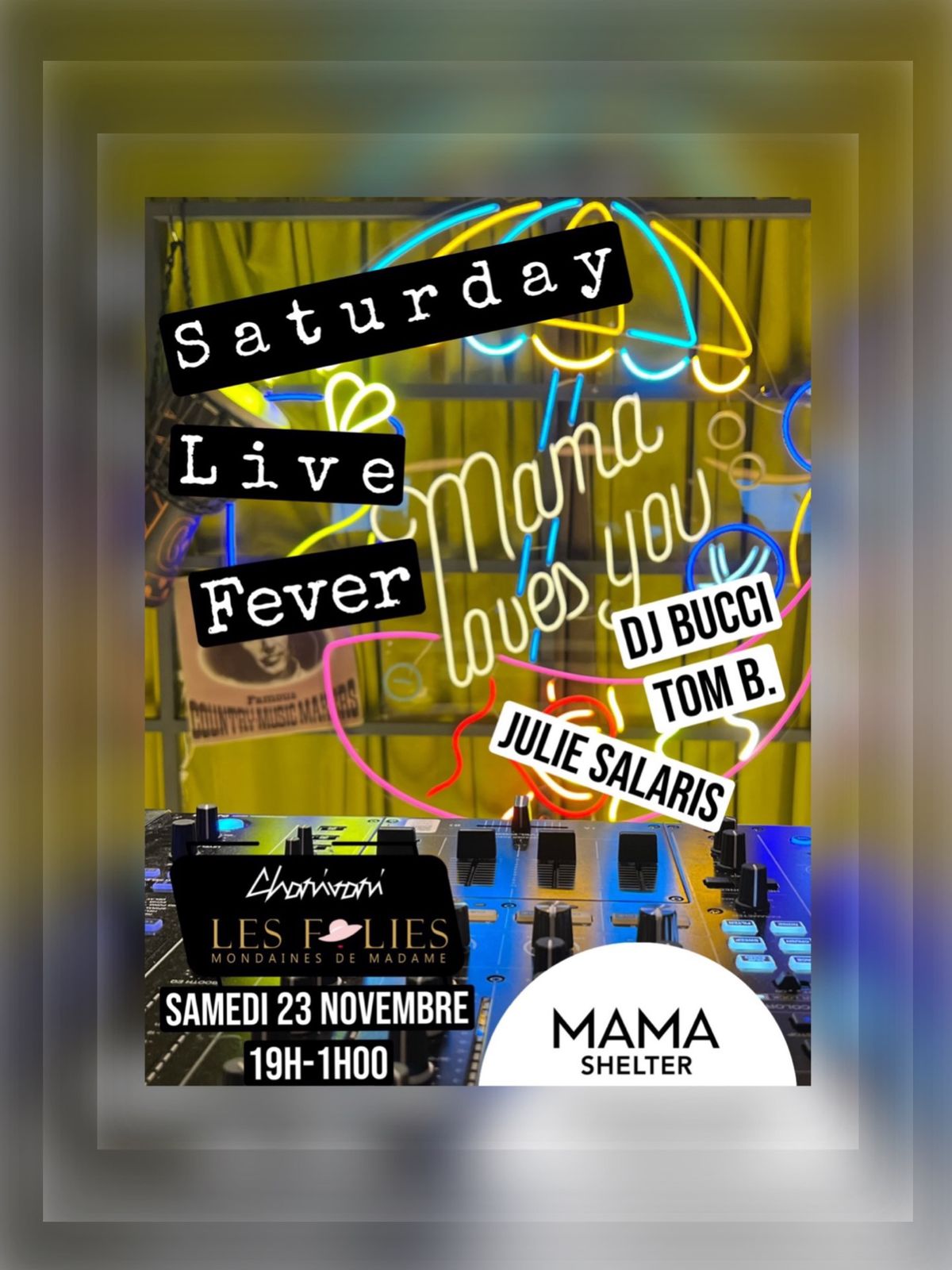 Saturday Live Fever @MamaShelter