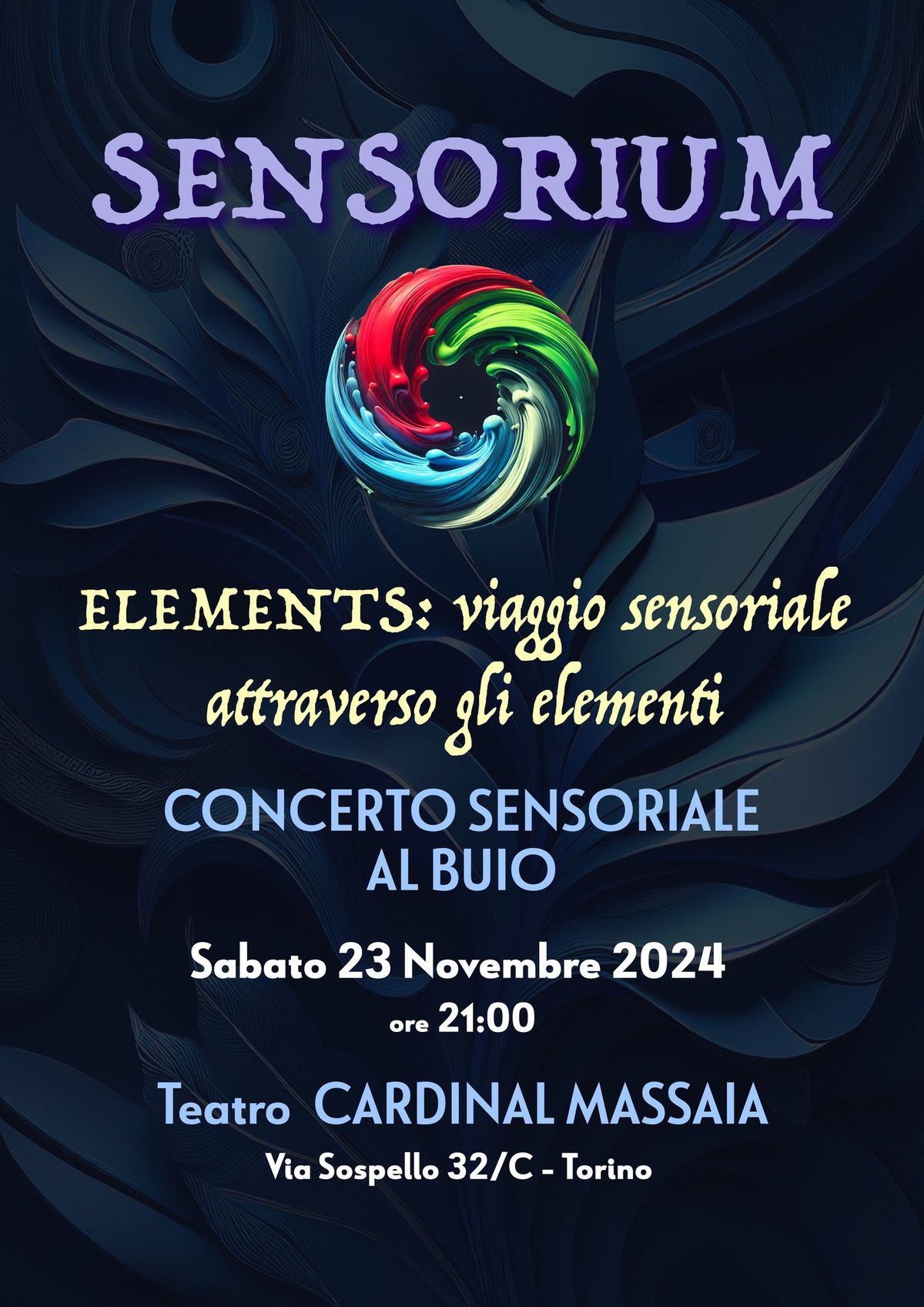 SENSORIUM: viaggio attraverso gli elementi 