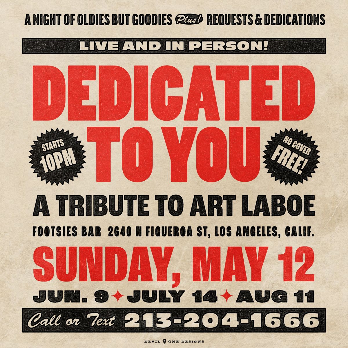 Dedicated To You: A Tribute to Art Laboe, Mother's Day Special