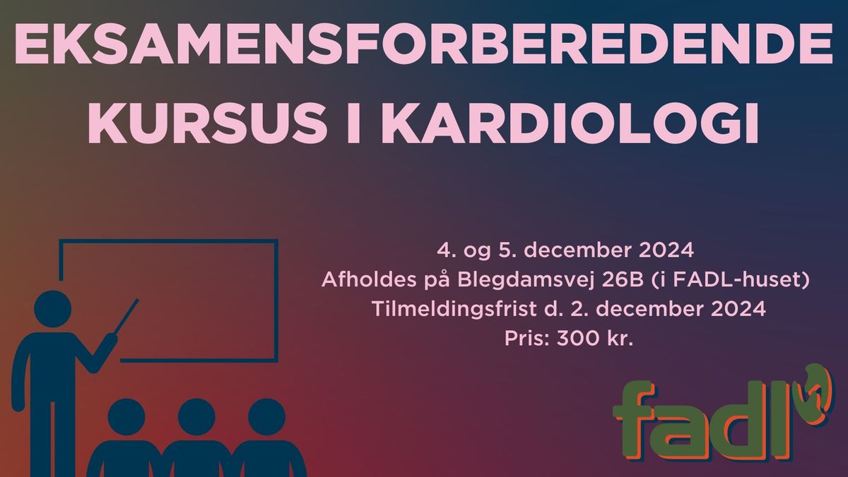 Eksamensforberedende kursus i kardiologi