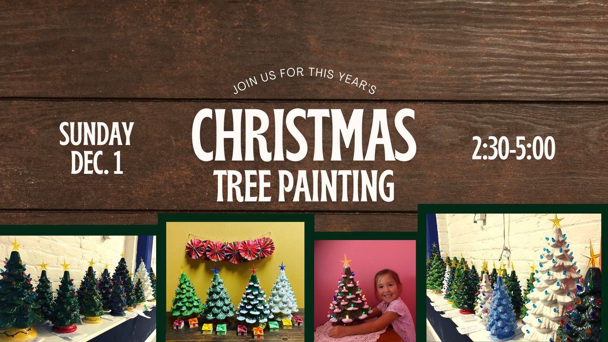 Christmas Tree Painting - *free studio fees!*