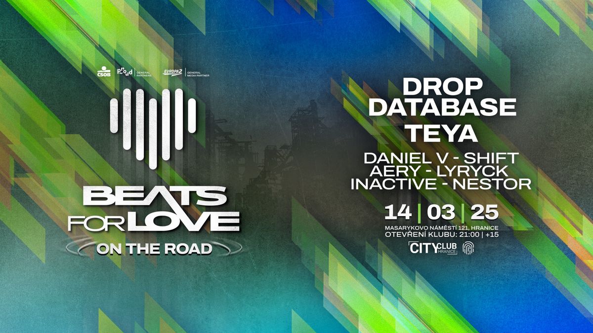 BEATS FOR LOVE ON THE ROAD - DNB NIGHT