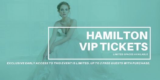 VIP Early Access Hamilton Pop Up Wedding Dress Sale