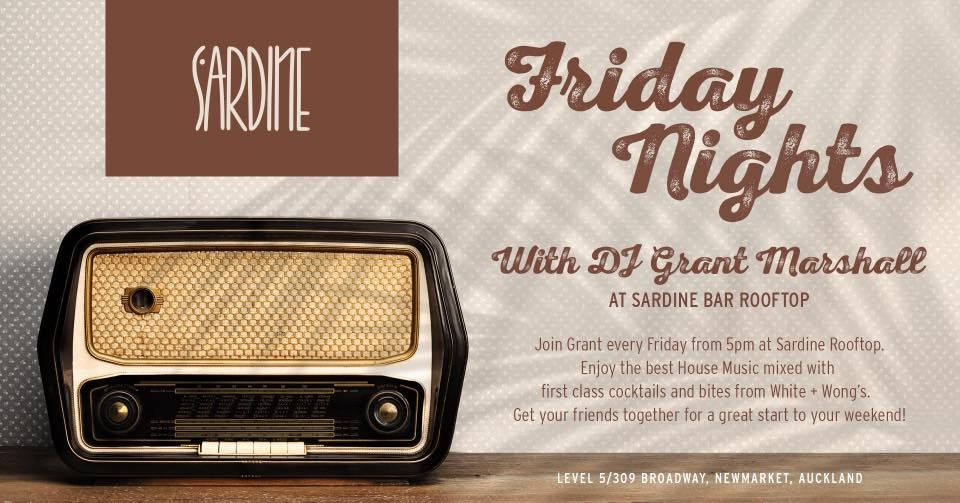 Friday Nights with DJ Grant Marshall