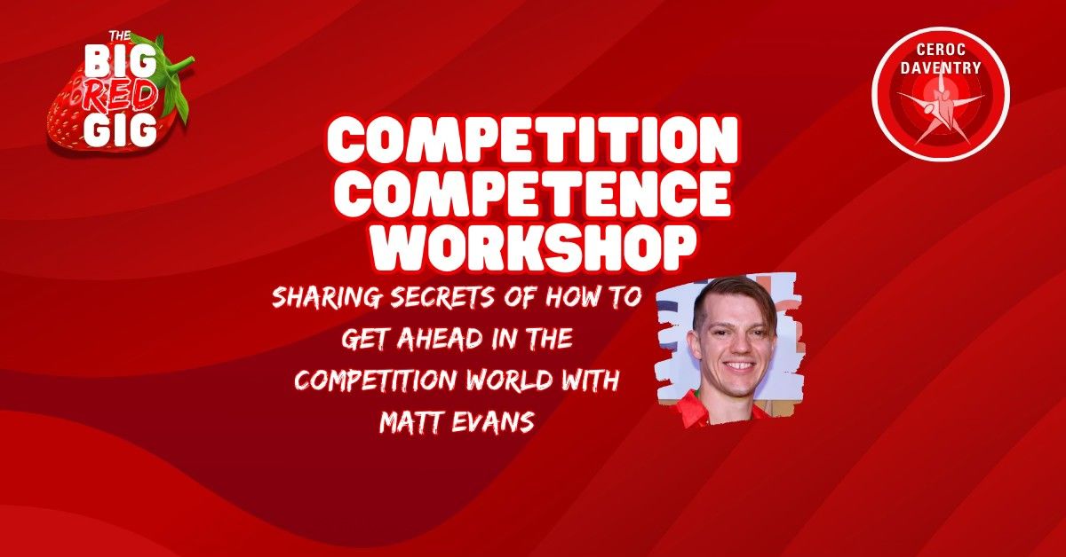 Daventry Competition Competence Workshop with Matt Evans - Sat 22nd March