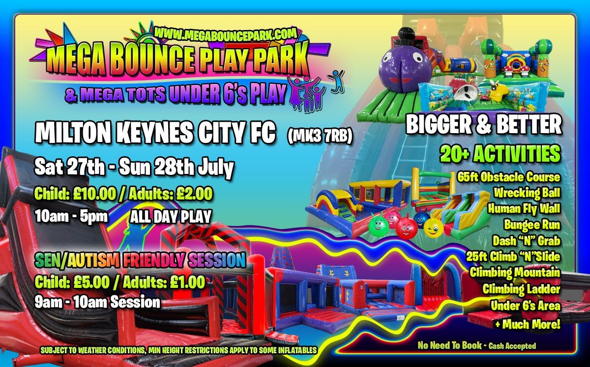 Mega Bounce Play Park - Milton Keynes City FC