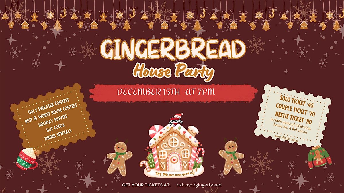 Gingerbread House Party in Hell's Kitchen