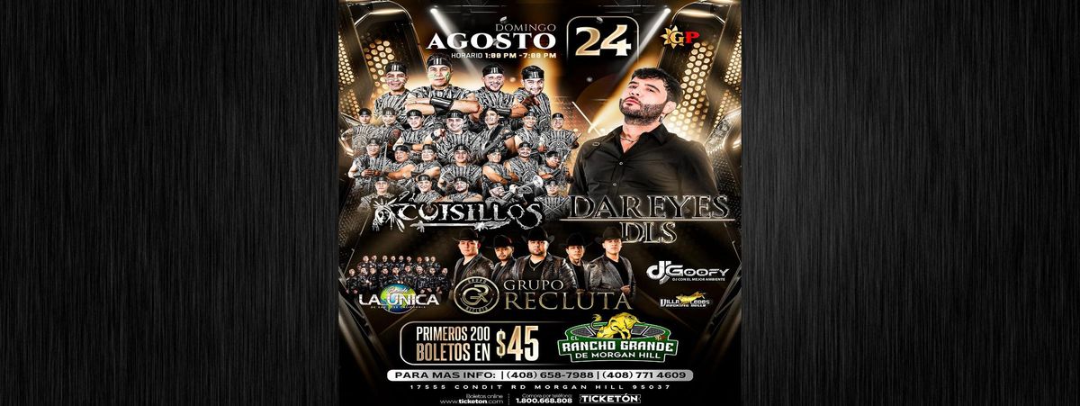 BANDA CUISILLOS, DAREYES DE LA SIERRA & M\u00c1S in Morgan Hill